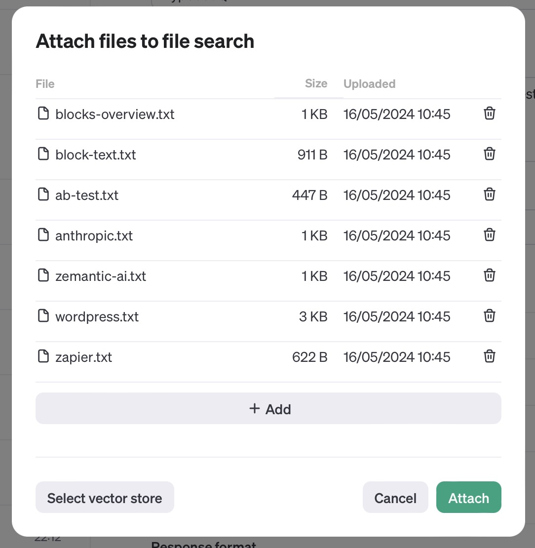 Openai Upload Documents